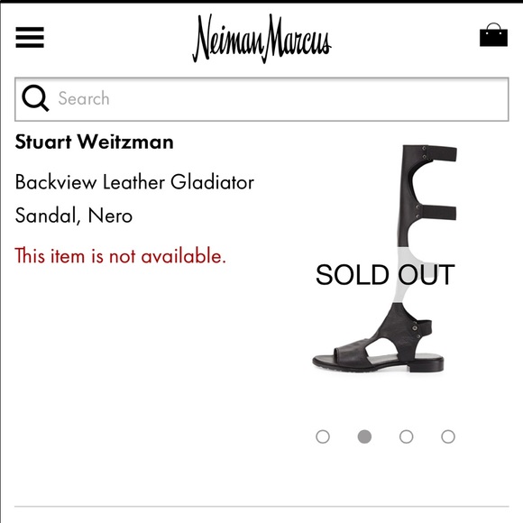 STUART WEITZMAN High top Elastic Band Sandals - Picture 10 of 10